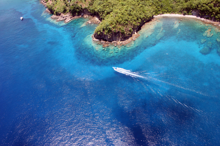 Caribbean Blue I : St. Lucia : Magdalena Altnau Photography
